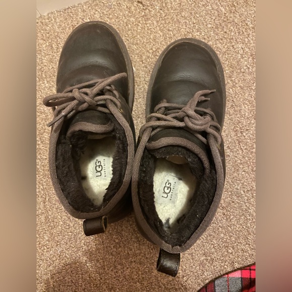Ugg brown leather nuemel boots